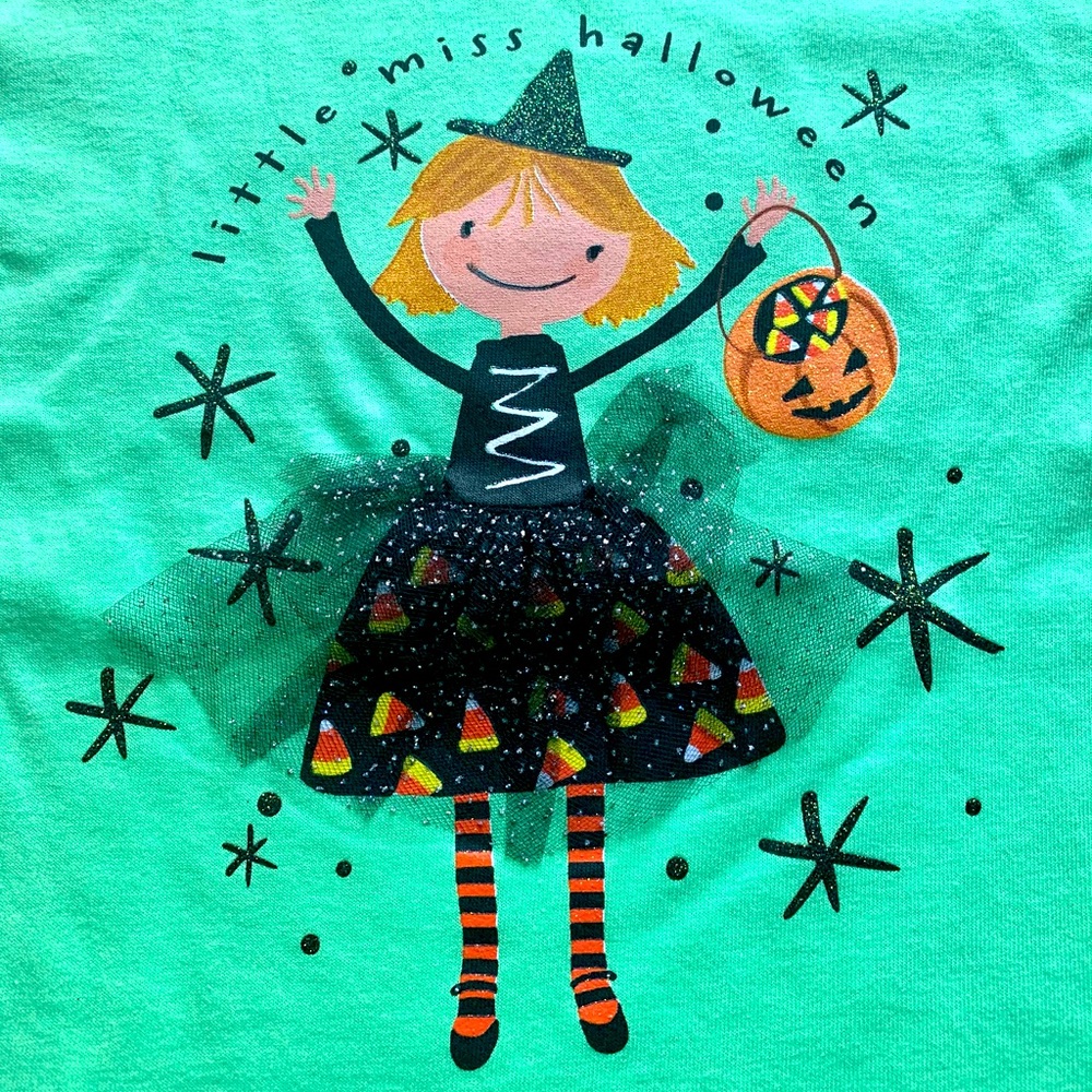 💎🎃👻 NEW Little Miss Halloween Short Sleeve Tee